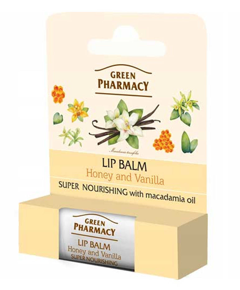 Green Pharmacy Honey and Vanilla SPF 10 lip balm 3.6 g 
